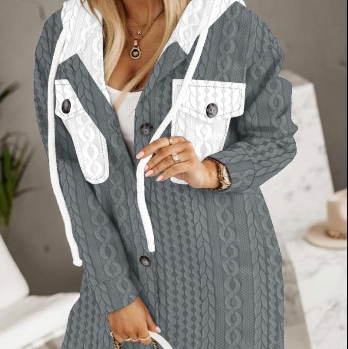 Fashion New Hooded Coat Women's Clothing - Image 8